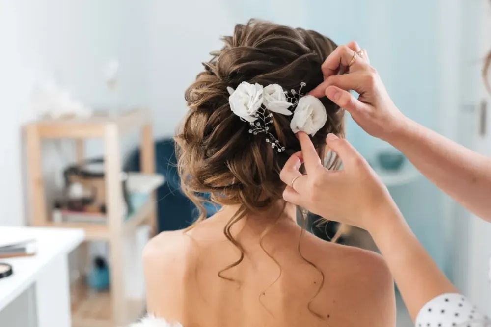 Coiffure mariée à Briançon